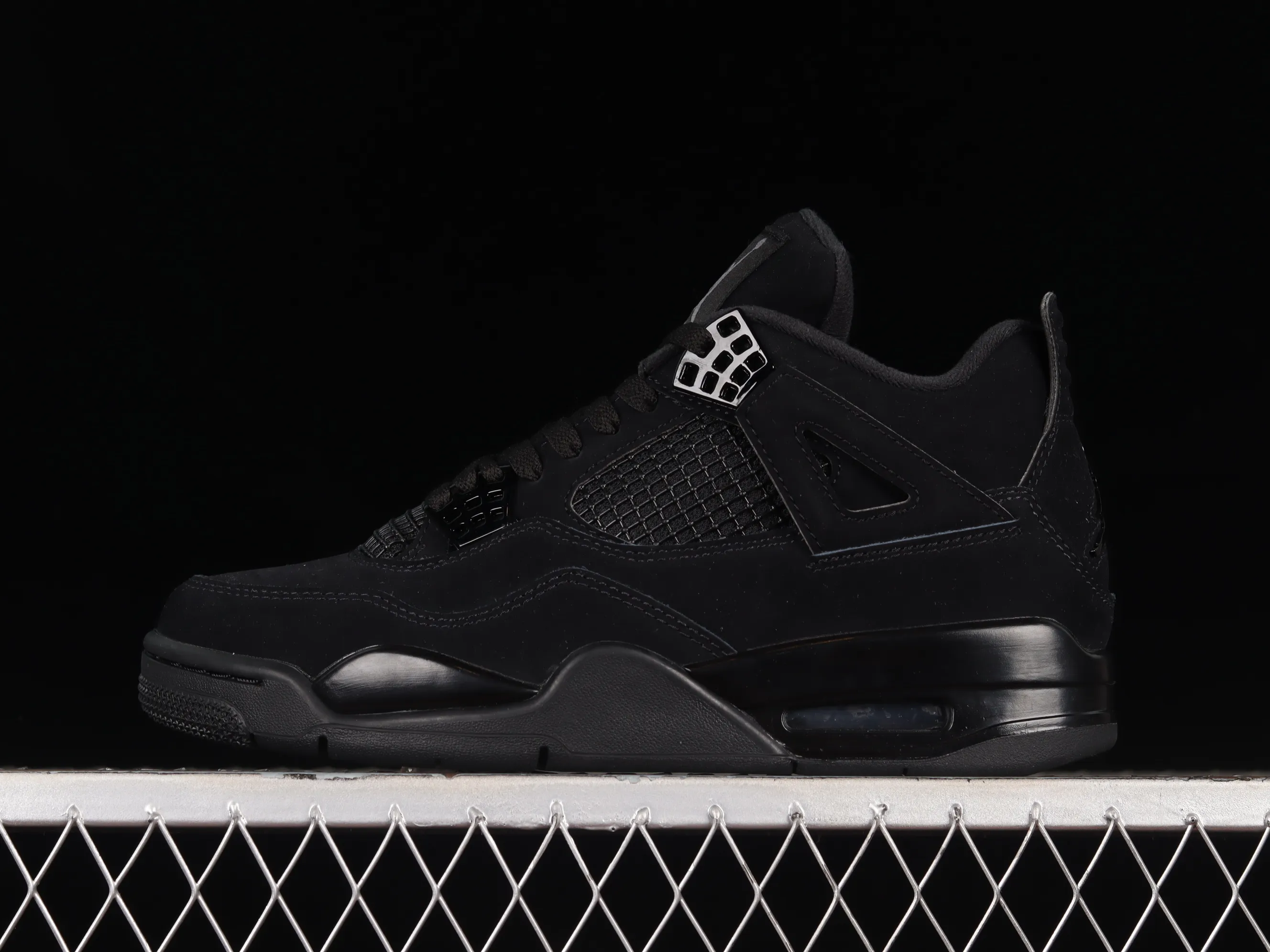 All categories Air Jordan Jordan series basketball shoes Air Jordan 4 OG version Air Jordan 4 Retro "Black Cat" AJ4 Joe 4 Black Cat First layer matte CU1110-010